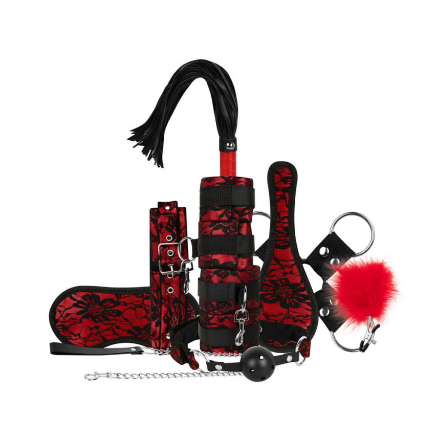 LACE & LEATHER LOOK BDSM KIT - Image 2
