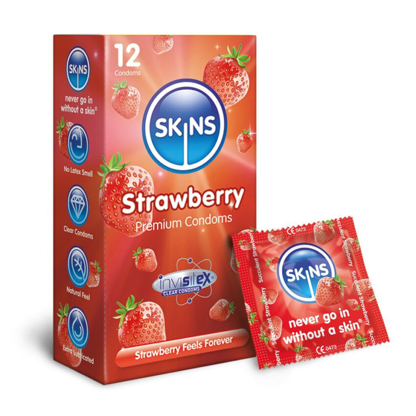 SKINS Strawberry Premium Condoms