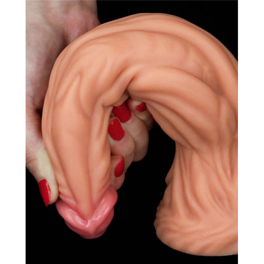 dual-lavered silicone cock - Image 3