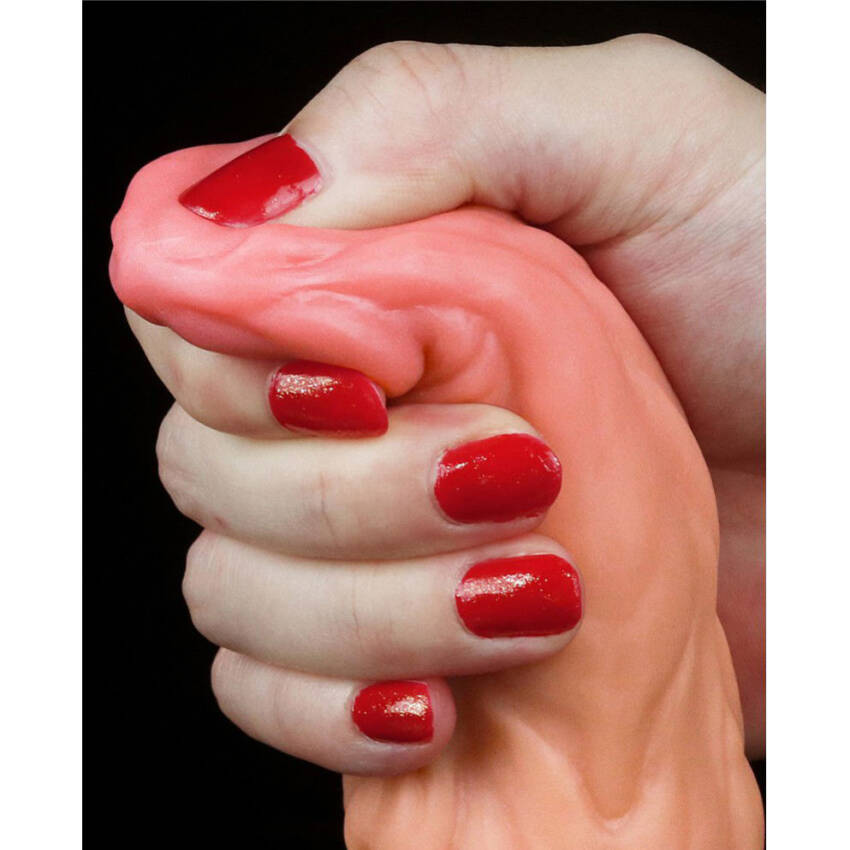 dual-lavered silicone cock - Image 2