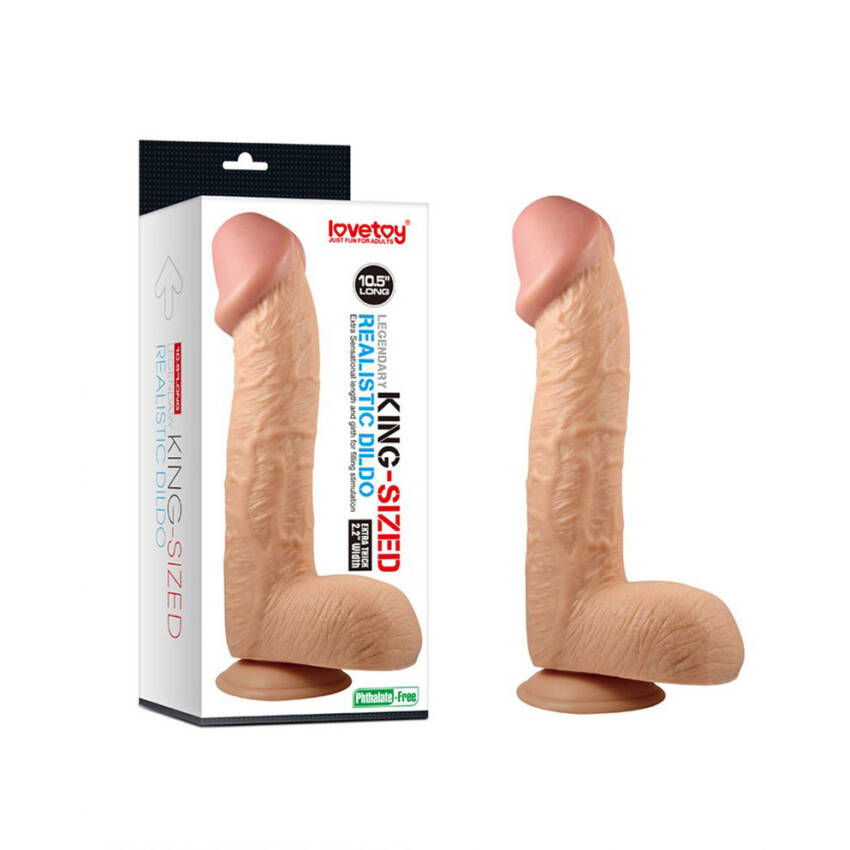 KING-SIZED REALISTIC DILDO