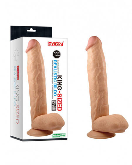 KING-SIZED REALISTIC DILDO