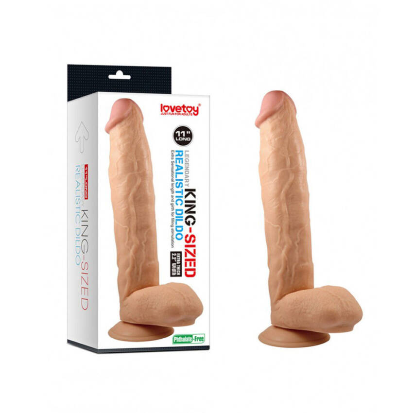 KING-SIZED REALISTIC DILDO