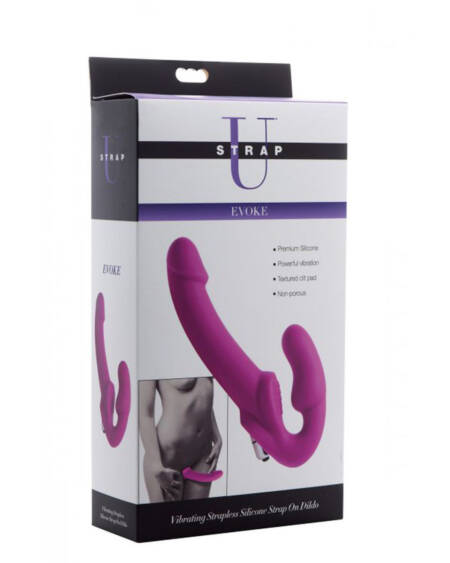 STRAP EVOKE  Vibrating Strapless Silicone