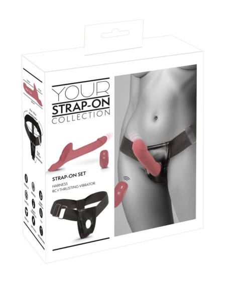 TOUE STRAP-ON HARNESS RC THRUSTING VIBRATOR
