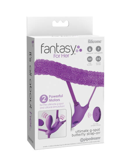 Ultimate g-spot butterfly strap-on