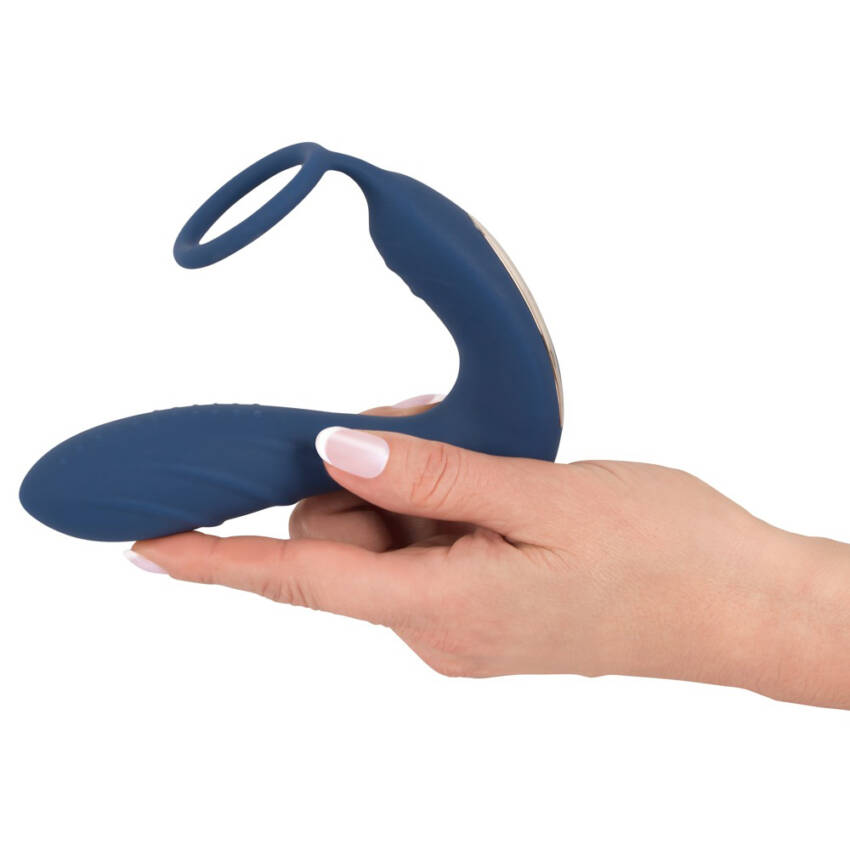 VIBRATING PROSTATE PLUG WITH COCK RING - Image 5