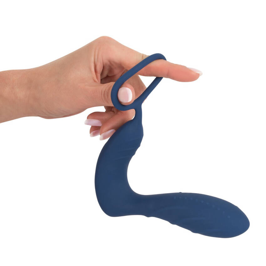 VIBRATING PROSTATE PLUG WITH COCK RING - Image 7