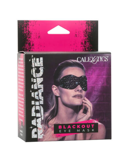 Radiance Blackout Eye Mask with Sparkling Rhinestones
