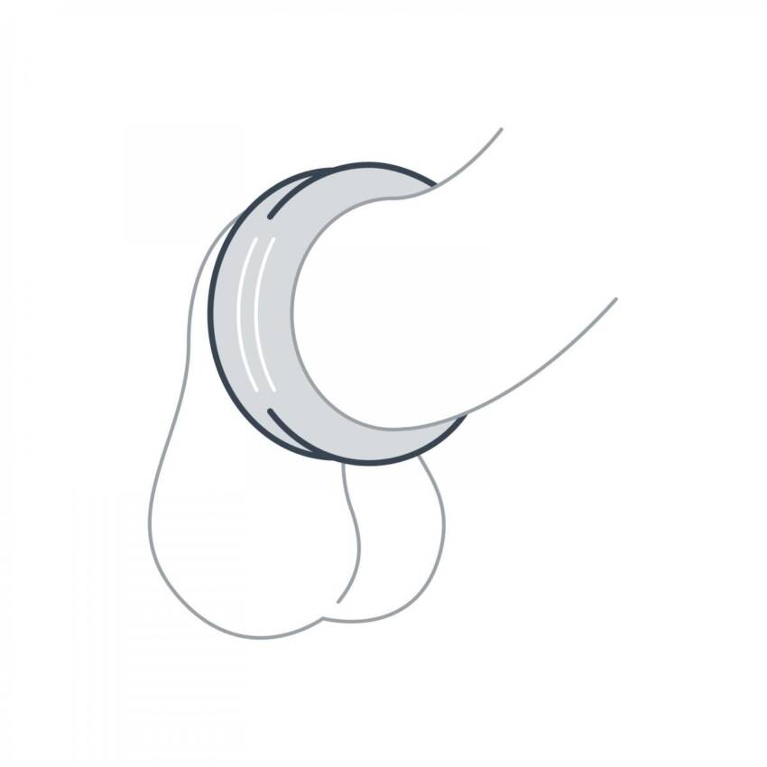 Boners Ribbed Cockring - Image 3