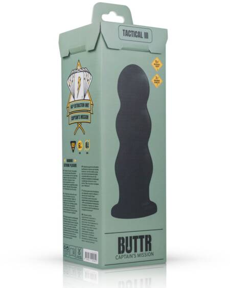 BUTTR Tactical III Ribbed Butt Plug