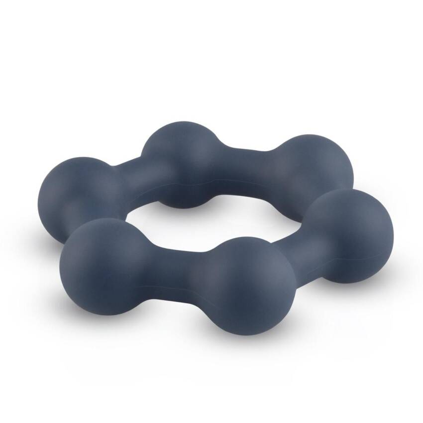 Boners Hexagon Cockring with Steel Balls - Image 2