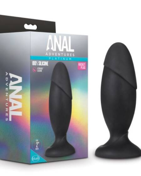 Anal Adventures Platinum - Silicone Rocket Plug