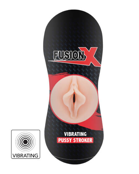 Vibrating Stroker Vagina Light skin tone