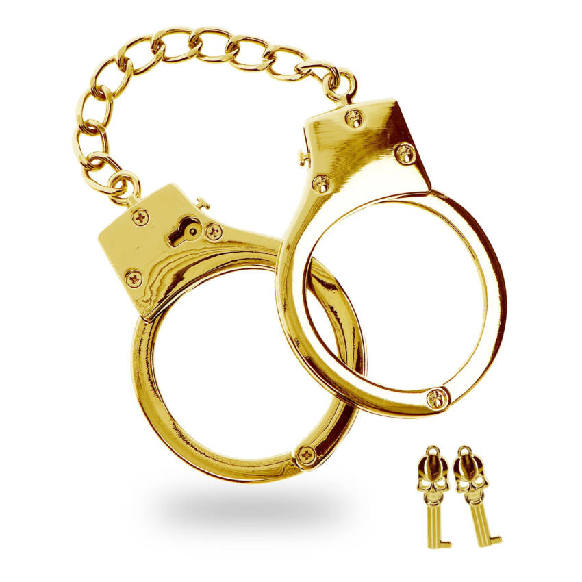 Taboom - Gold Plated BDSM Handcuffs - Image 2