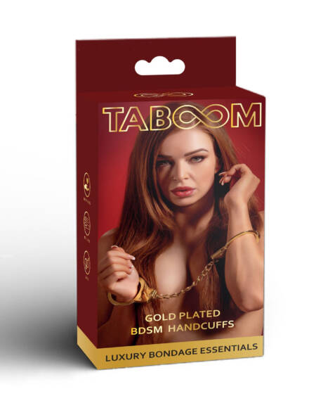 Taboom - Gold Plated BDSM Handcuffs