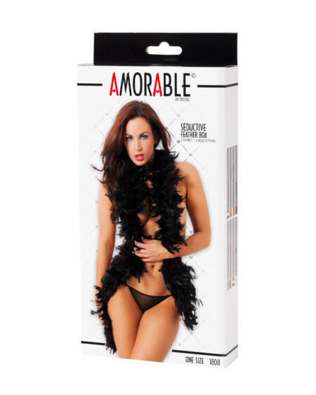 Black Feather boa