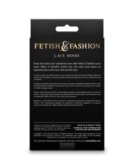 Ns Novelties - Fetish & Fasion Lace Hood