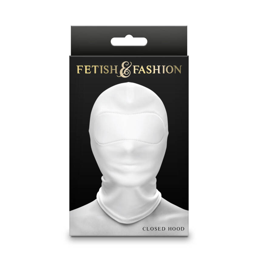 Taboo Mouth Hood -  White