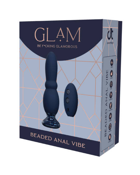 Glam Beaded Remote-controlled Anal Vibe