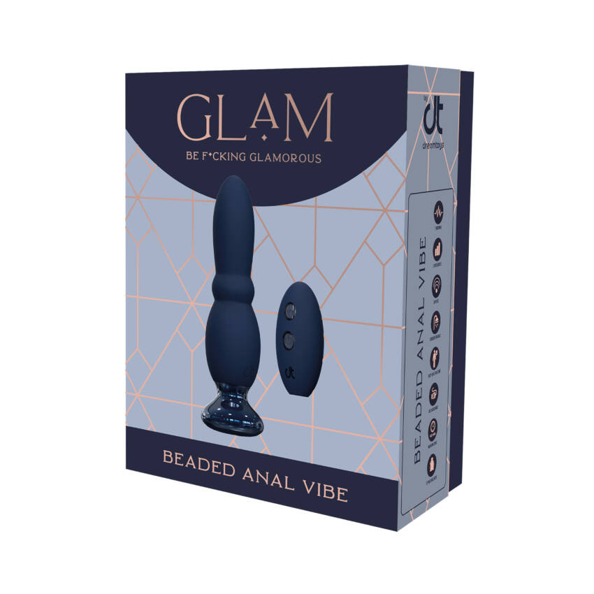 Glam Beaded Remote-controlled Anal Vibe