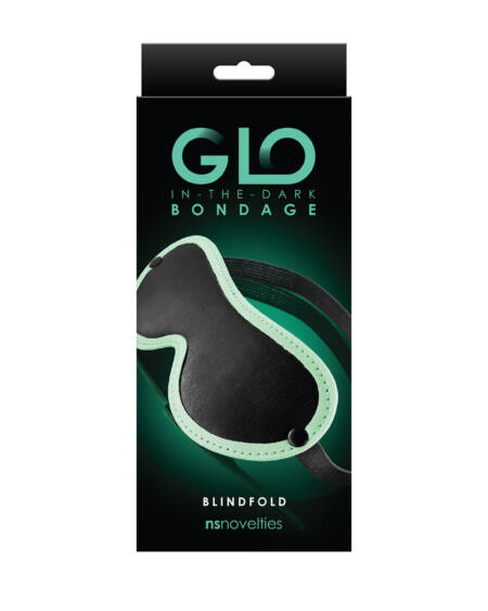 GLO BONDAGE BLINDFOLD GREEN