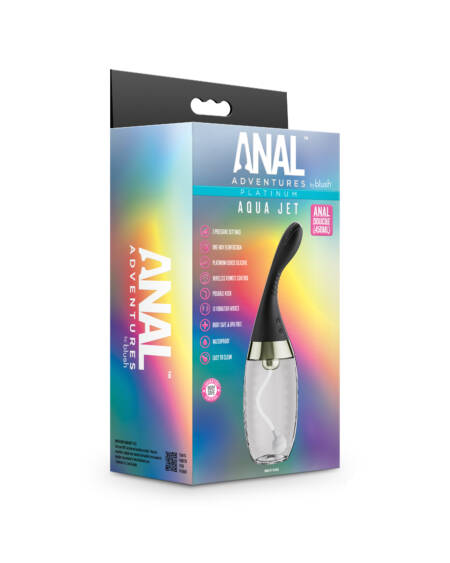 Anal Adventures Platinum - Aqua Jet - Black