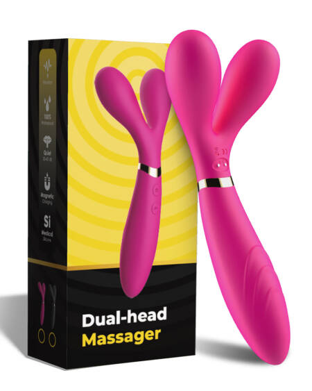 Y-Wand pink - dual head vibrator