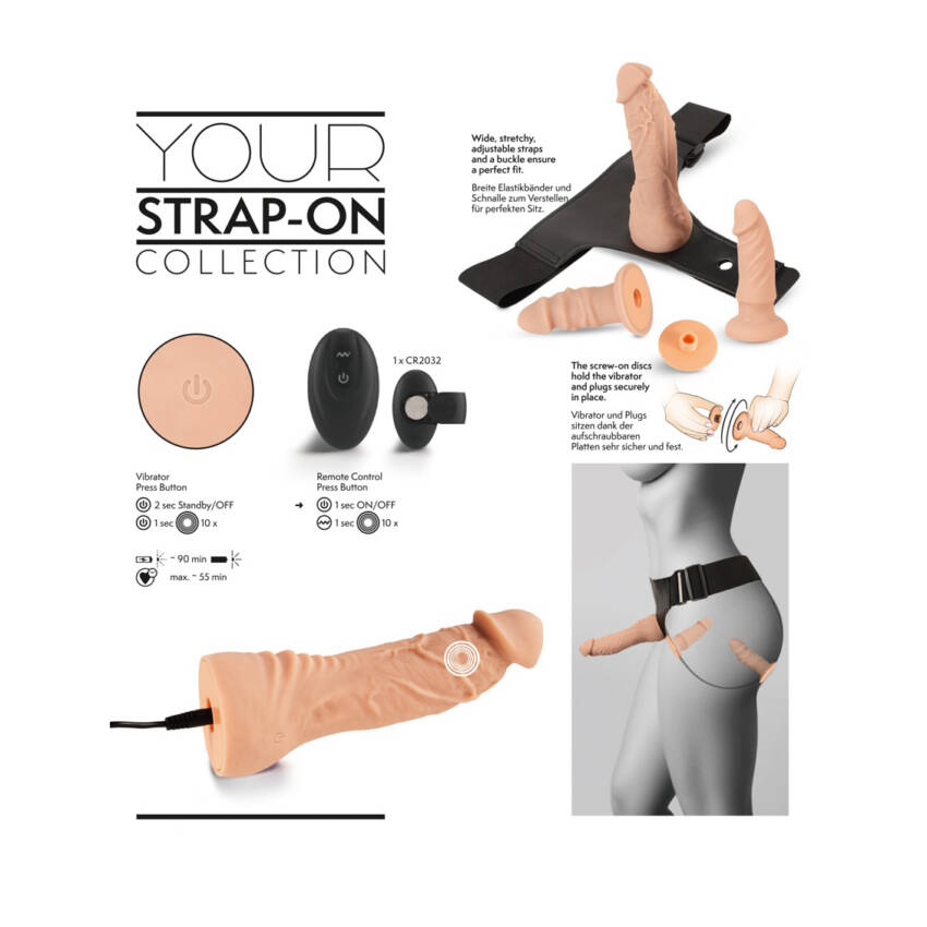 STRAP-ON SET HARNESS RC VIBRATOR - Image 2