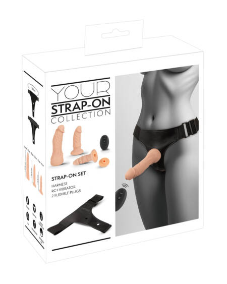STRAP-ON SET HARNESS RC VIBRATOR