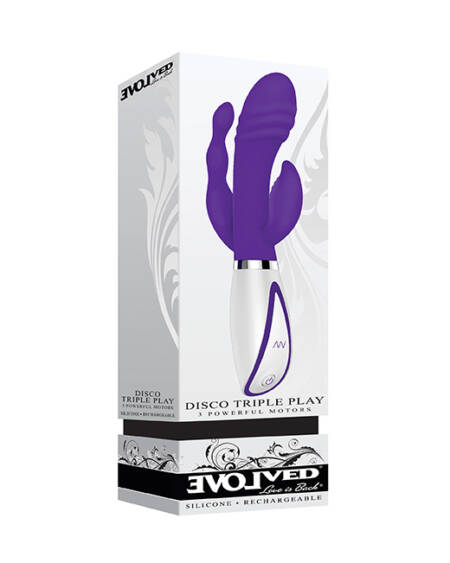 Evolved Disco Triple Play Female Vibrator