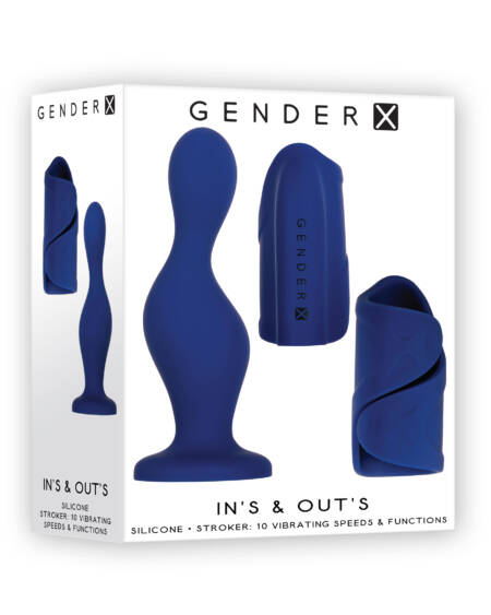 Gender X In's & Out's Rechargeable Dildo and Vibrating