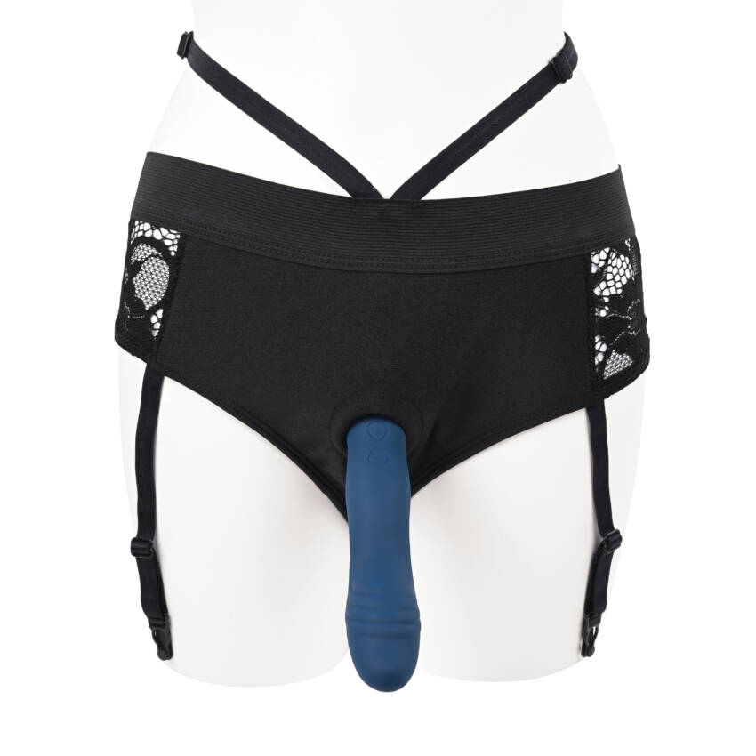 Gender X Snuggle Up Dual Motor Strap On Vibe - Image 9