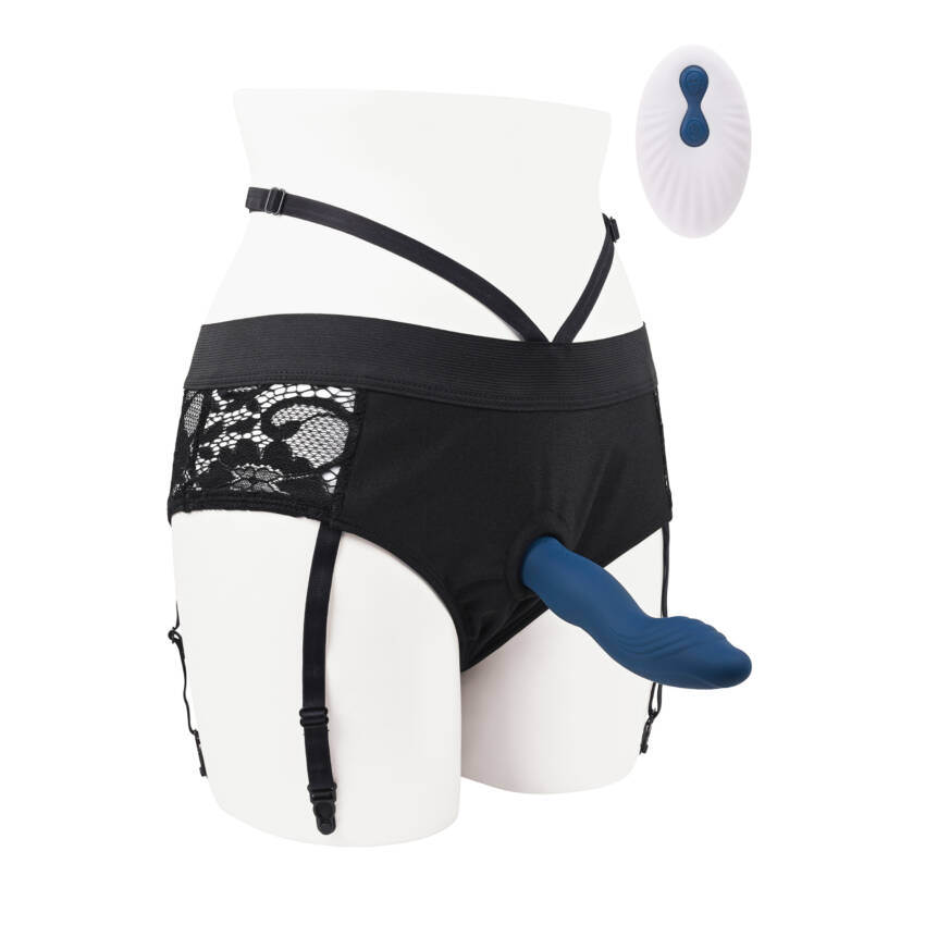 Gender X Snuggle Up Dual Motor Strap On Vibe - Image 19