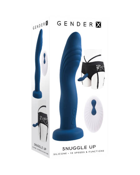 Gender X Snuggle Up Dual Motor Strap On Vibe