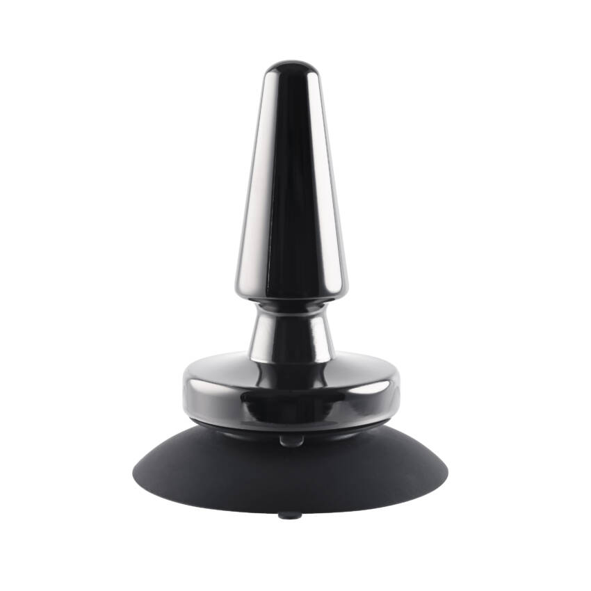Evolved - Vibrating Metal Anal Plug with Suction Cup - Image 10