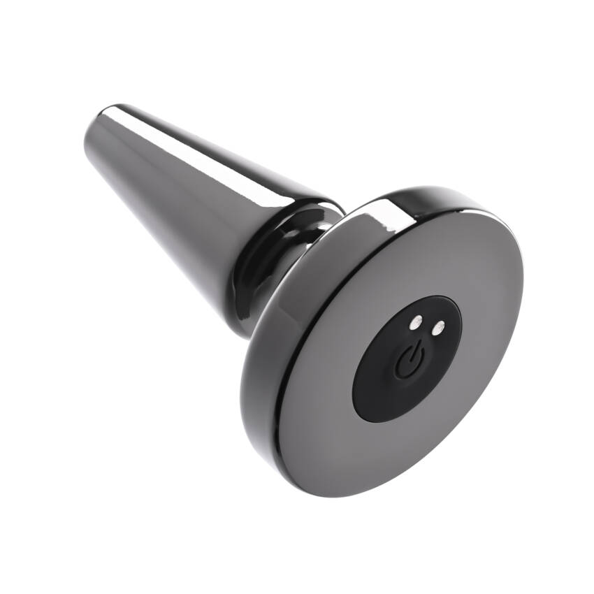 Evolved - Vibrating Metal Anal Plug with Suction Cup - Image 13