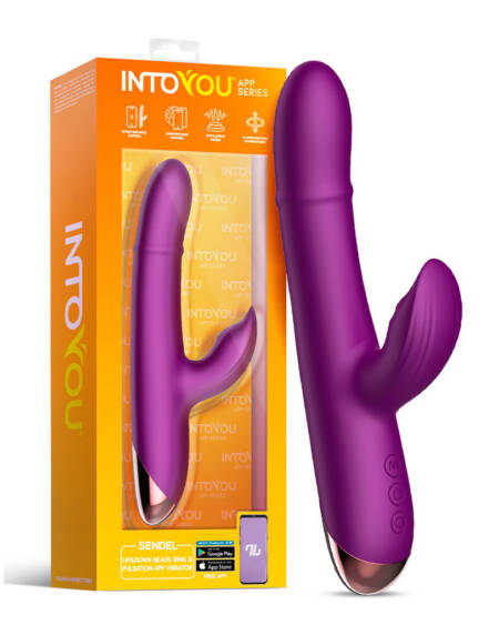 IY Sendel - Rabbit Vibrator with Beads Ring and App