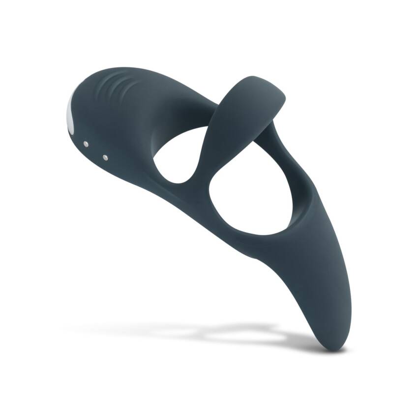 Boners Triple Cockring - Blue - Image 5