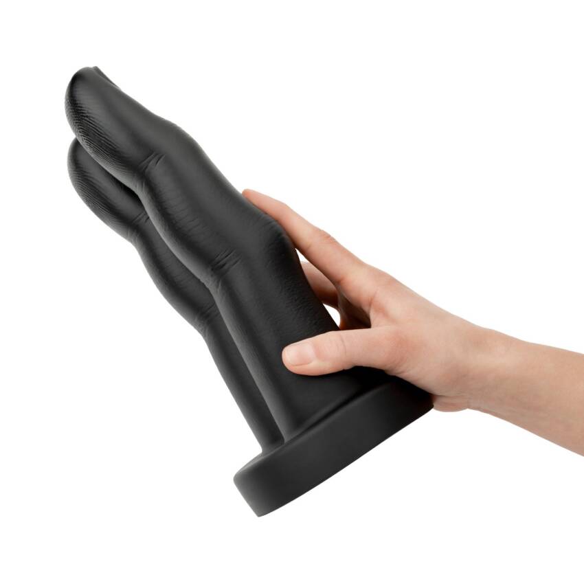 Buttr Victory Double Finger Buttplug Black - Image 2