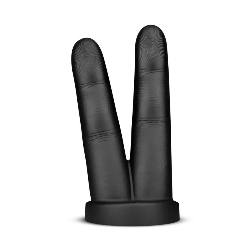 Buttr Victory Double Finger Buttplug Black - Image 3