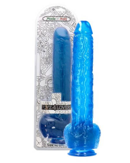 Realistic big dildo with testicles and anal vaginal