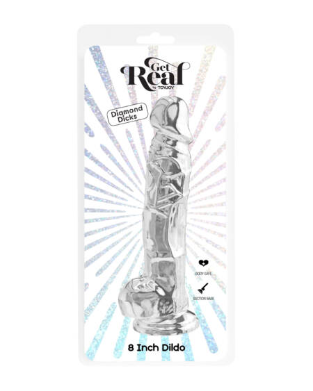 8″ Translucent Dildo with Toyjoy Balls