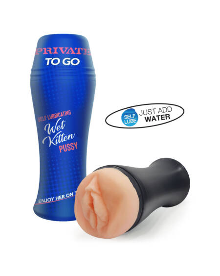 Wet Kitten SELF LUBE to GO-MASTURBADOR Vagina
