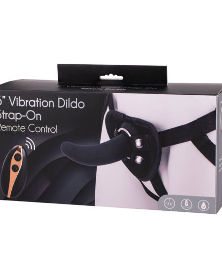 Seven Creations 5” Vibrating Strap-On & Harness