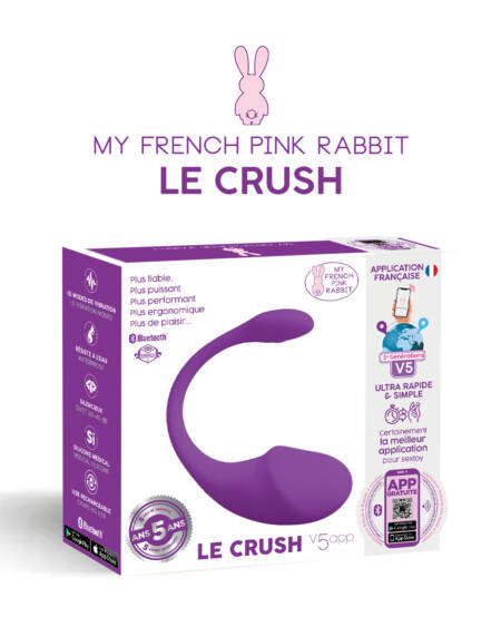 Le Crush Violet App Controlled Love Egg Vibrator