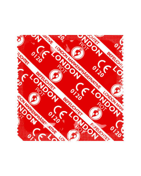 London Red Strawberry Flavoured Condoms