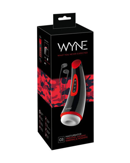 Masturbator WYNE Silicone Black