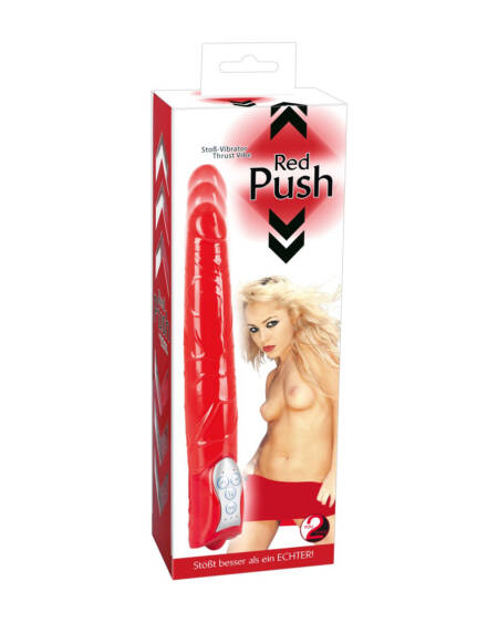 Red Push Vibrator