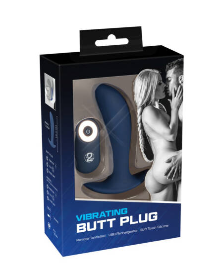 You2Toys Vibrating Butt Plug Blue